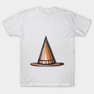 Stylish Traffic Cone Illustration No. 956 T-Shirt